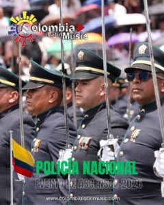 Gran evento de ascenso 2026  de 958 uniformados de la policía metropolitana de Bogota.